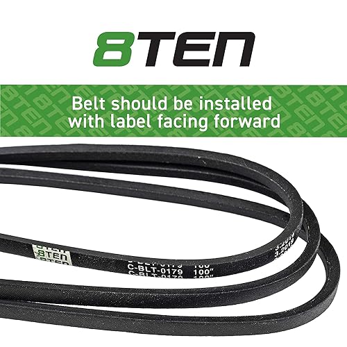 Miniatura 3 de 8TEN Cinturón de cubierta para MTD Cub Cadet Troy Bilt XT1-LT42 XT2-LX42 T8000 CYT4220 CYT4220SE 754-05021 954-05021