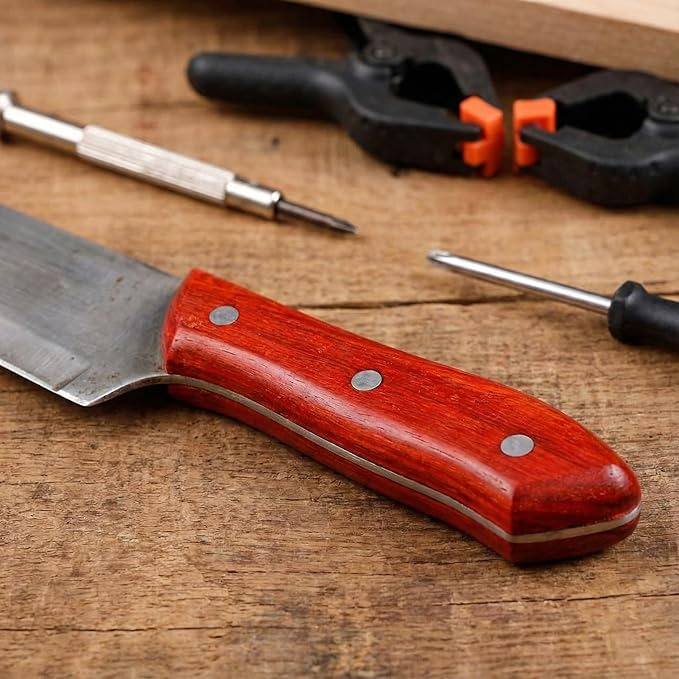 Kit Reposición Mango Cuchillo Madera Natural Ergonómico 1 Pieza miniatura 5