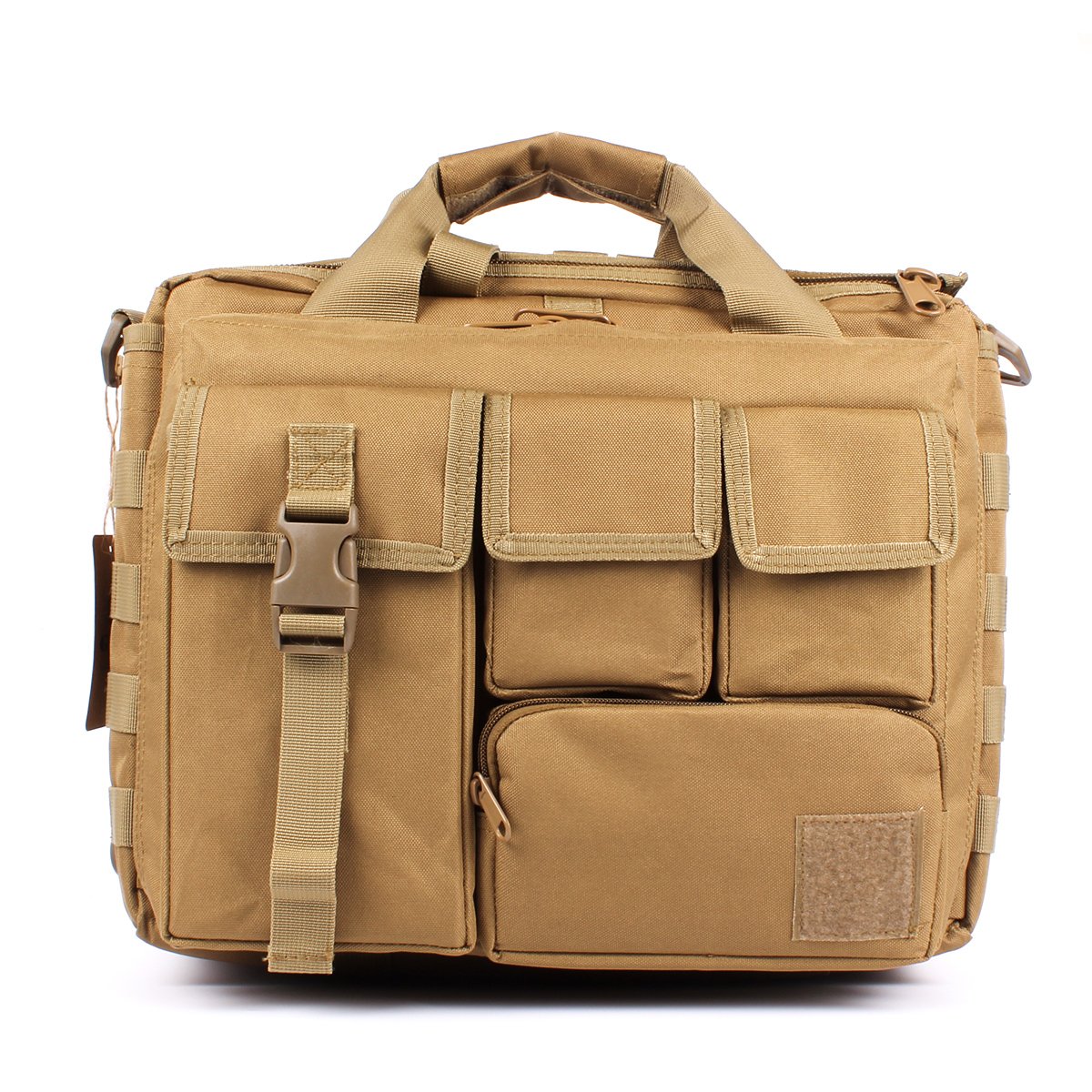 GES Cartella tattica, 15.6 pollici uomo Messenger Bag militare valigetta per gli uomini
