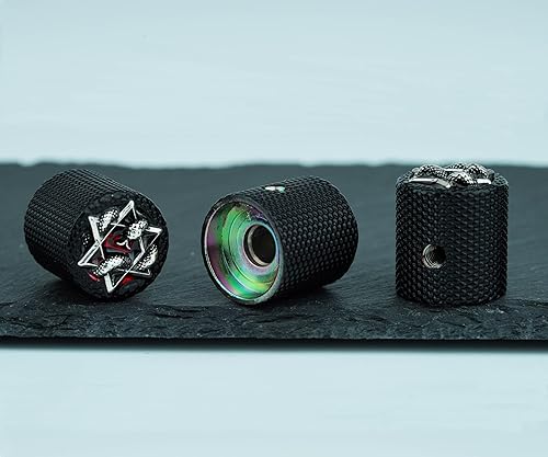 Miniatura 6 de Guyker Perillas de control de potenciómetro de bajo de guitarra con 0.236 in de diámetro. Ollas de eje - 3 piezas de aleación de zinc de tono de