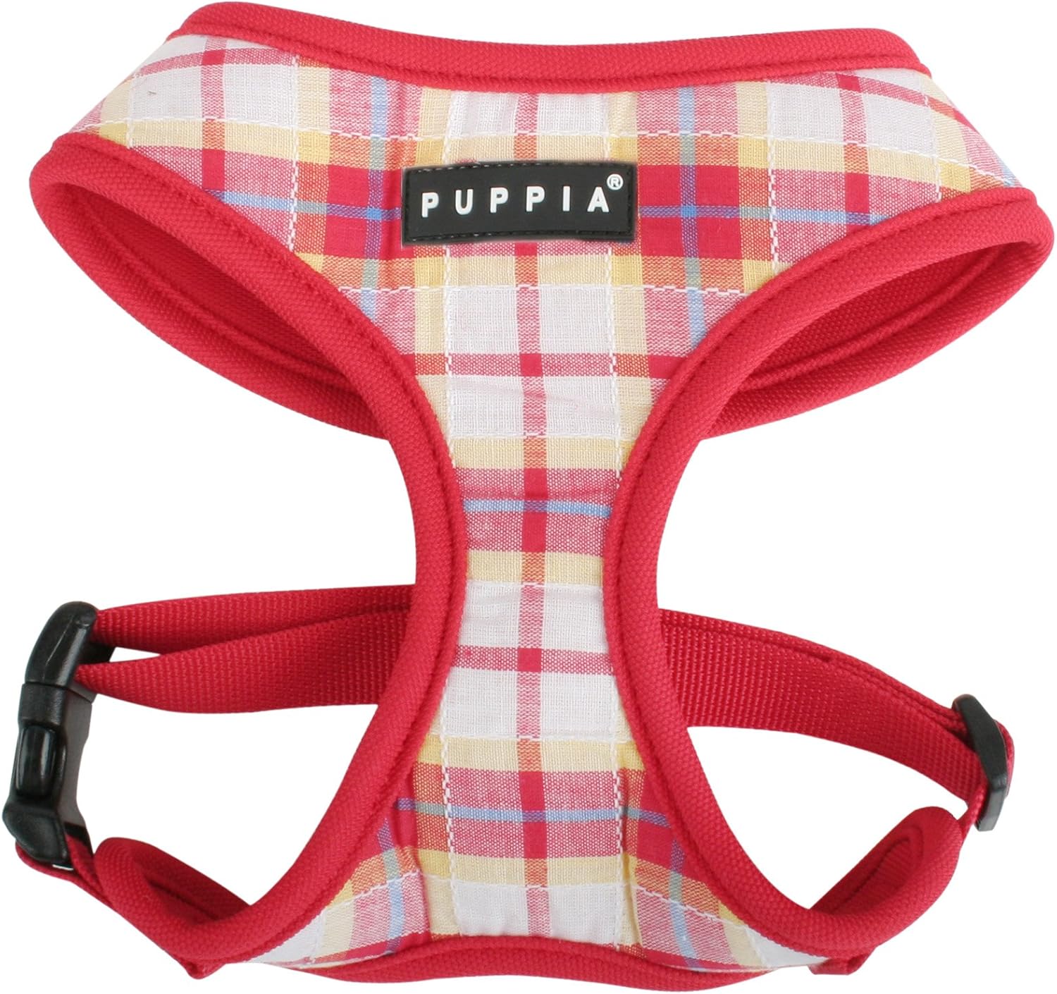 Puppia Authentic Mezzo Harness A, Red, Large Pet