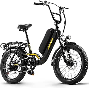 SAMEBIKE Fat Tire E-Bike Faltbar - 20×4.0 Zoll, 250W Motor, 85km Reichweite, 7-Gang