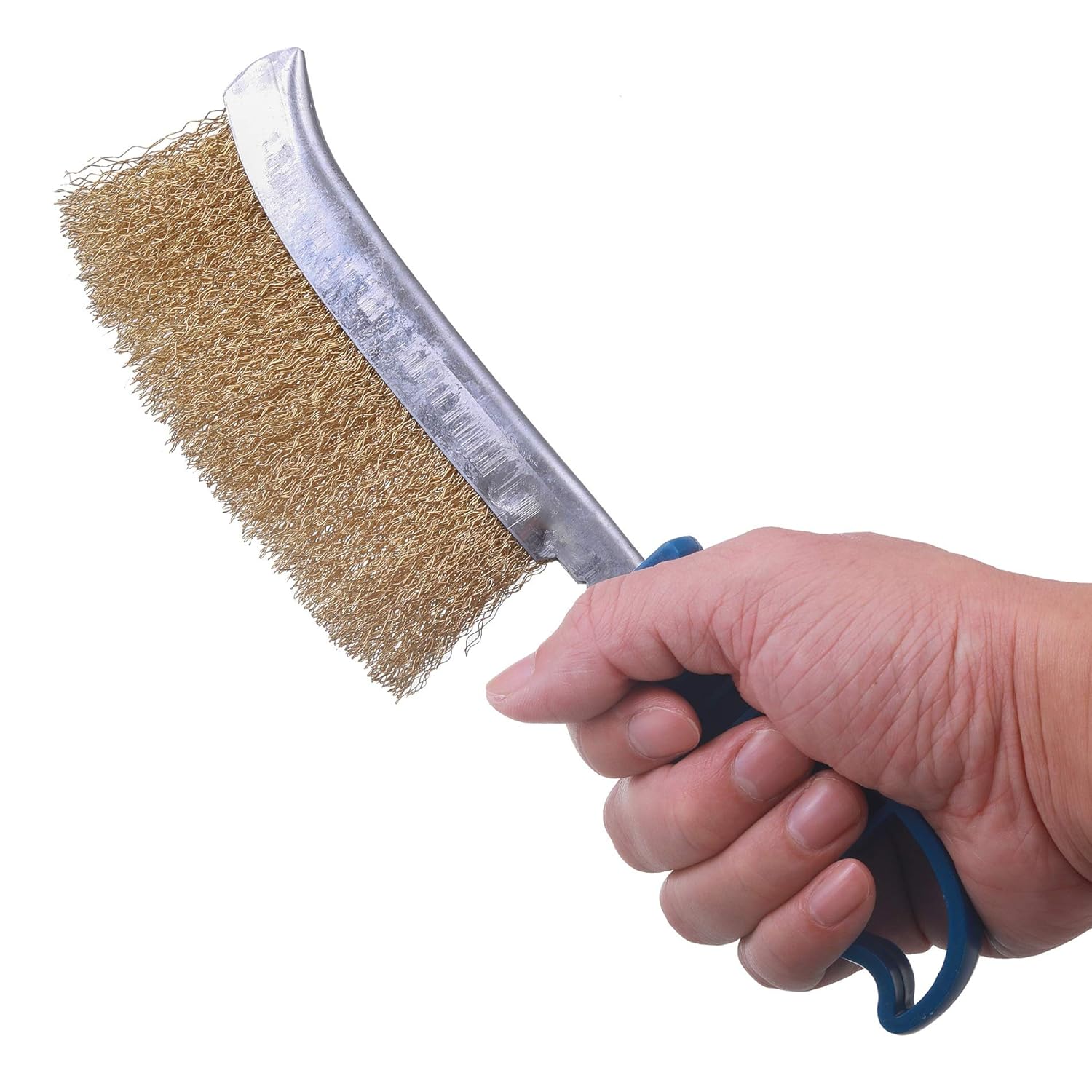 Mixiflor 6 Pack Wire Scratch Brushes Set Stainless Steel Brass Wire Brush for Automotive, Cleaning Welding Slag Rust Scrubbing Brush: Industrial & Scientific