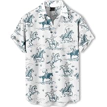 Mens Hawaiian Shirt, Tropical Botanical Fruit, or Animal Print, Short Sleeve Vacation Shirt, Casual Summer Beach