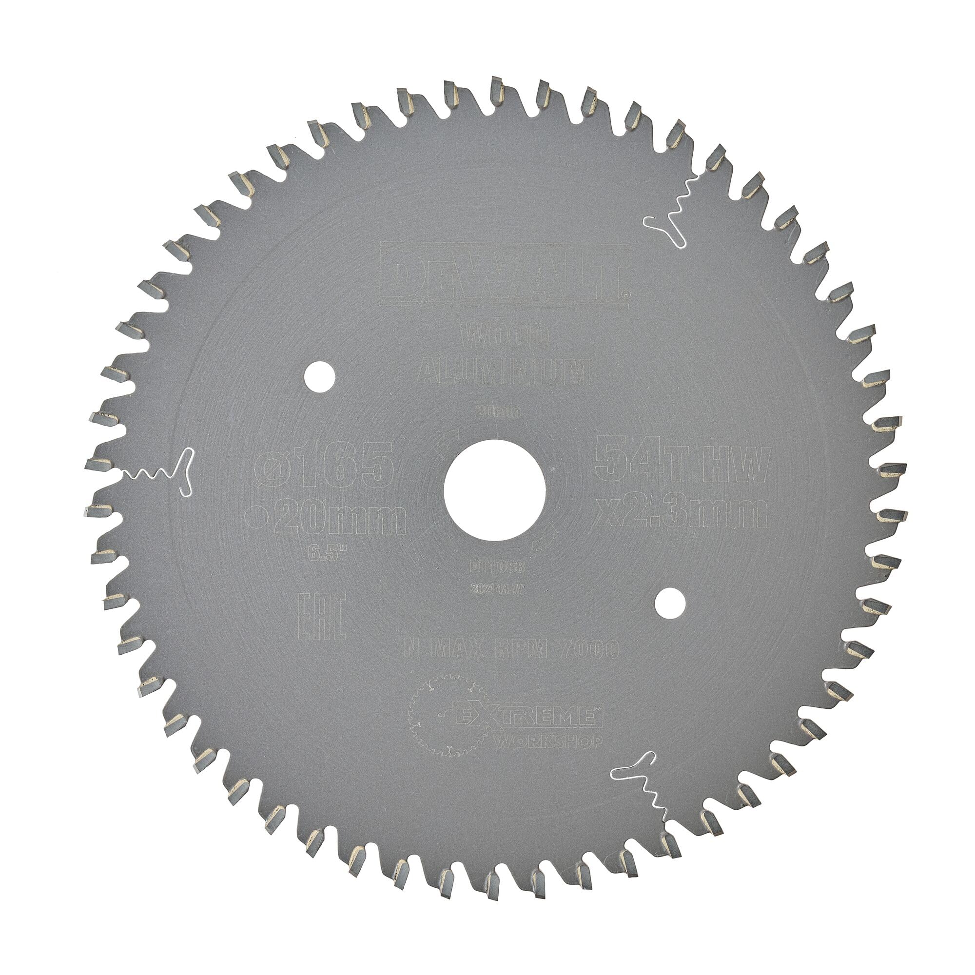 Dewalt DT1088-QZ - Dip extrema hoja de sierra circular 165 x 2 x 20 54 tfz,
