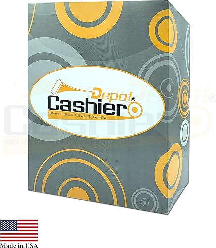 Miniatura 10 de 100 sobres de negocios de Cashier Depot #10, 4 18 x 9 12, despegar y sellar, teñido de seguridad, papel blanco de 24 libras, (sin ventana) (100