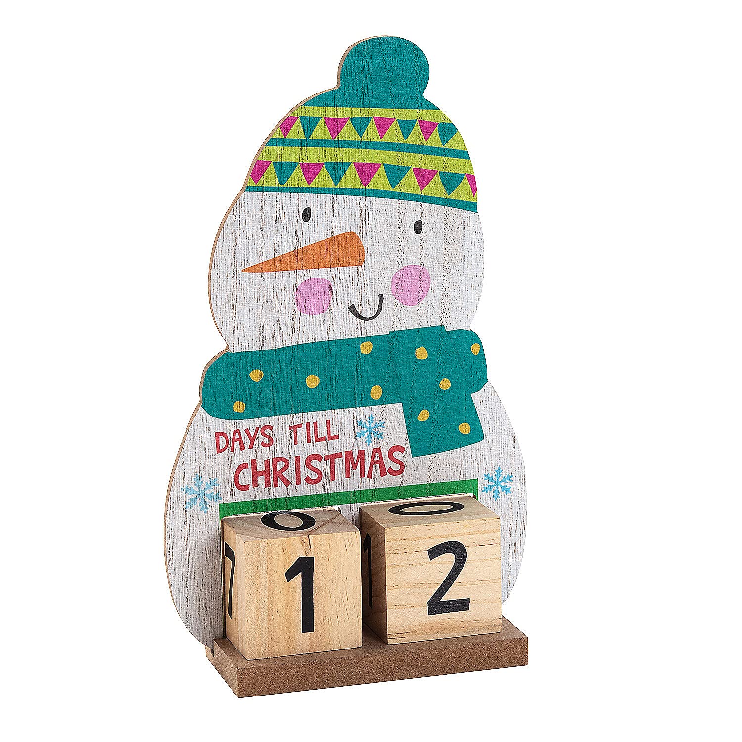 Amazon.com: Christmas Snowman Advent Calendar - Home Decor - 4 Pieces : Home  & Kitchen