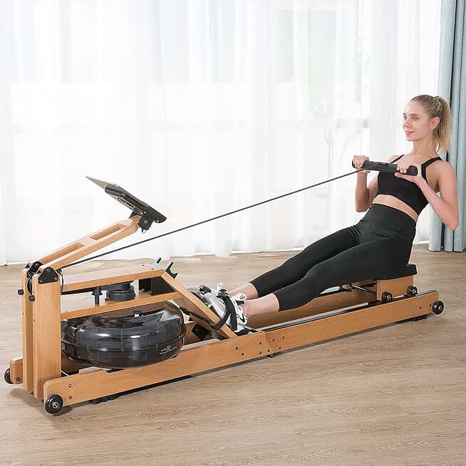wood rowing machine