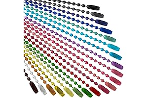 SANNIX 100Pcs Dog Tag Chain Necklace