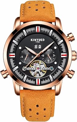 Skeleton Automatic Watch Men Flying Tourbillon Brand Mechanical Luminous Calendar Wristwatches