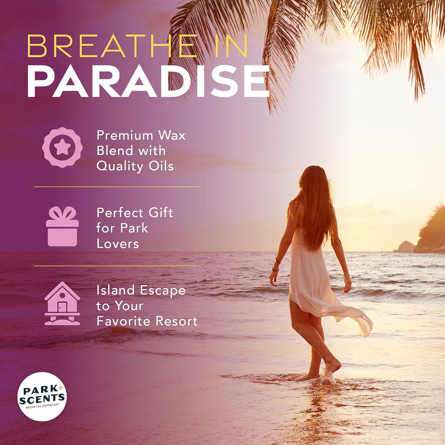 Park Scents Aloha – Hawaii Resort Theme Park Luxury Hotel Fragrance Oil – Coconut, Pineapple, Tropical Florals and Vanilla – Essential Oils for Diffusers, Home, Aromatherapy, Gifts for Women (10ml)