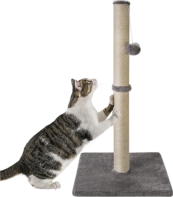 Qucey 32" Tall Cat Scratching Post for Indoor Cats Premium