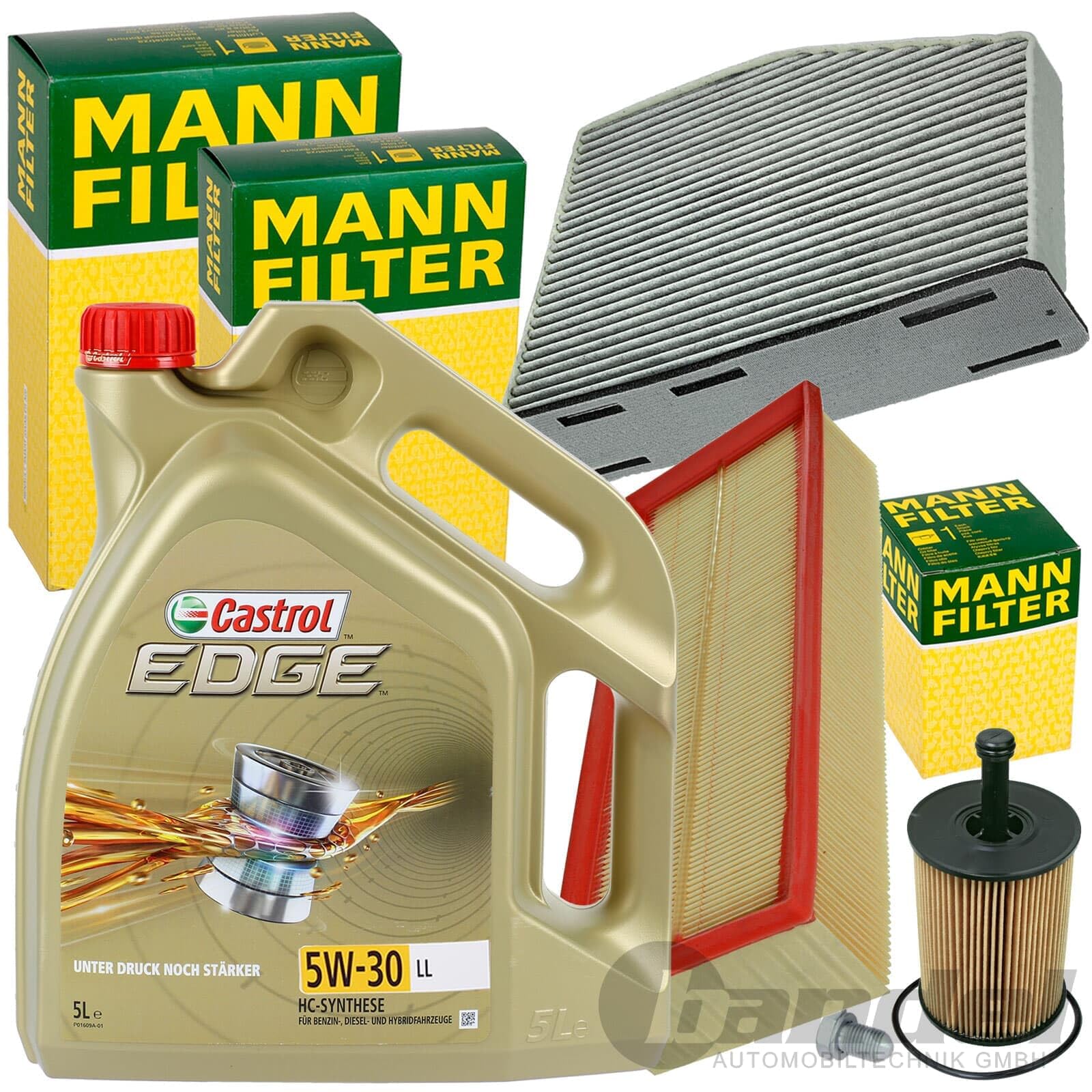 Inspektionspaket + EDGE LL 5W30 für 1T Golf 5 6 1.9 2.0 TDI