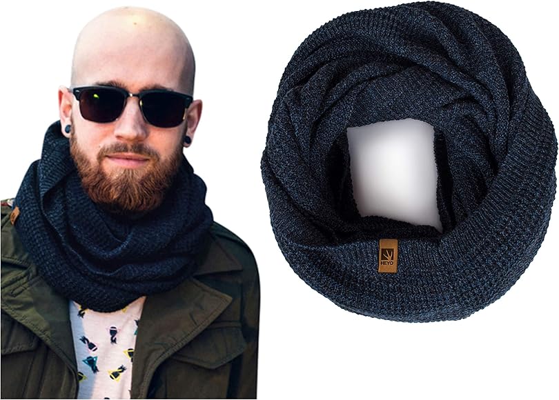 bufanda circular para hombre