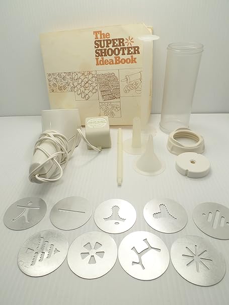 Electric Cookie Maker Wear-Ever Super Shooter 70001 Canape Candy Complete
