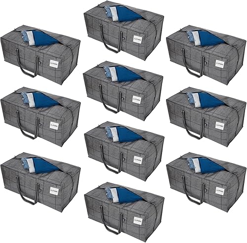 VENO bolsa de almacenamiento extragrande y resistente, bolsa de mudanza, organizador de ropa, para manta, edredón, armario de dormitorio, artículos