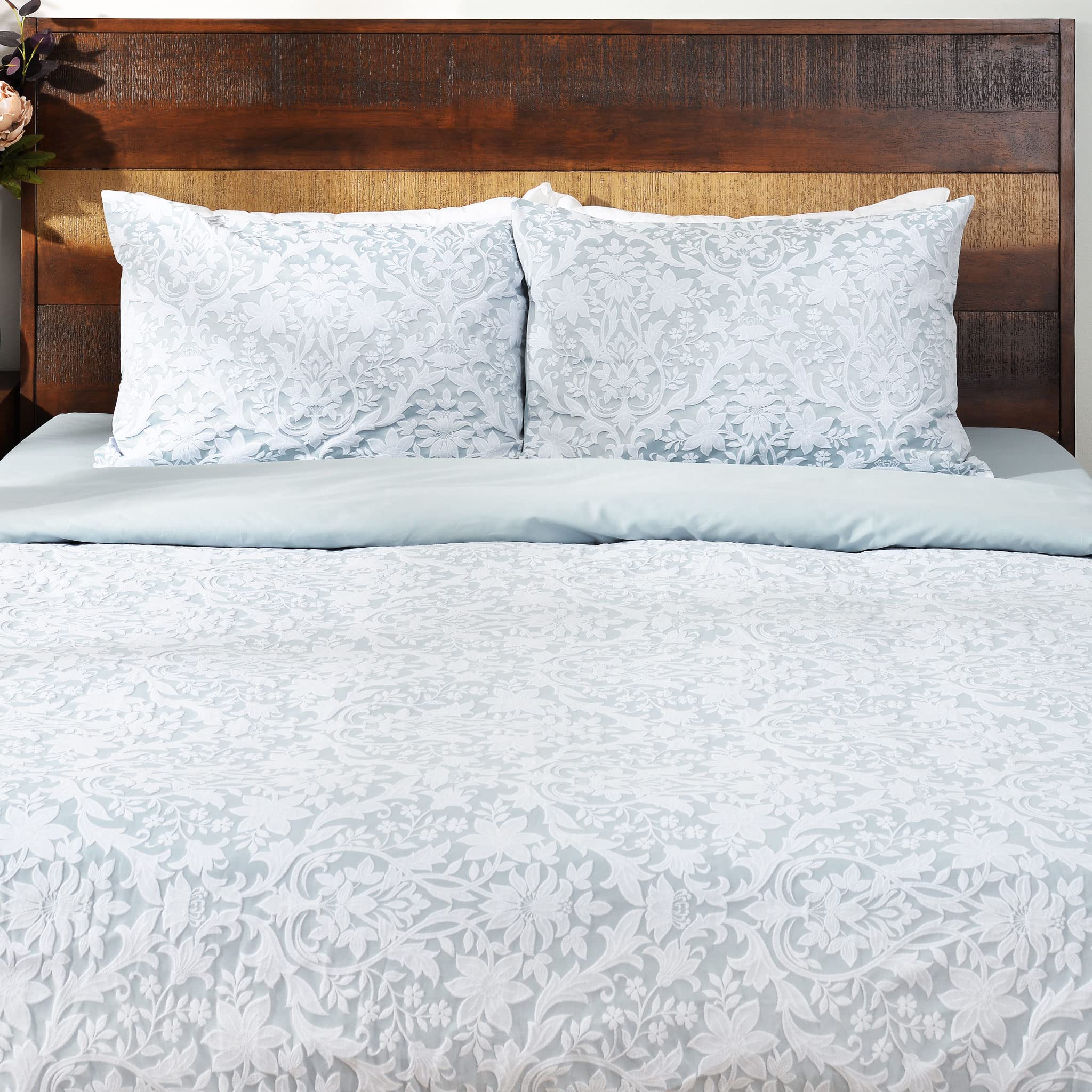 YF41254123 4-teiliges Bettwäsche-Set LORIANA 200x220cm grün