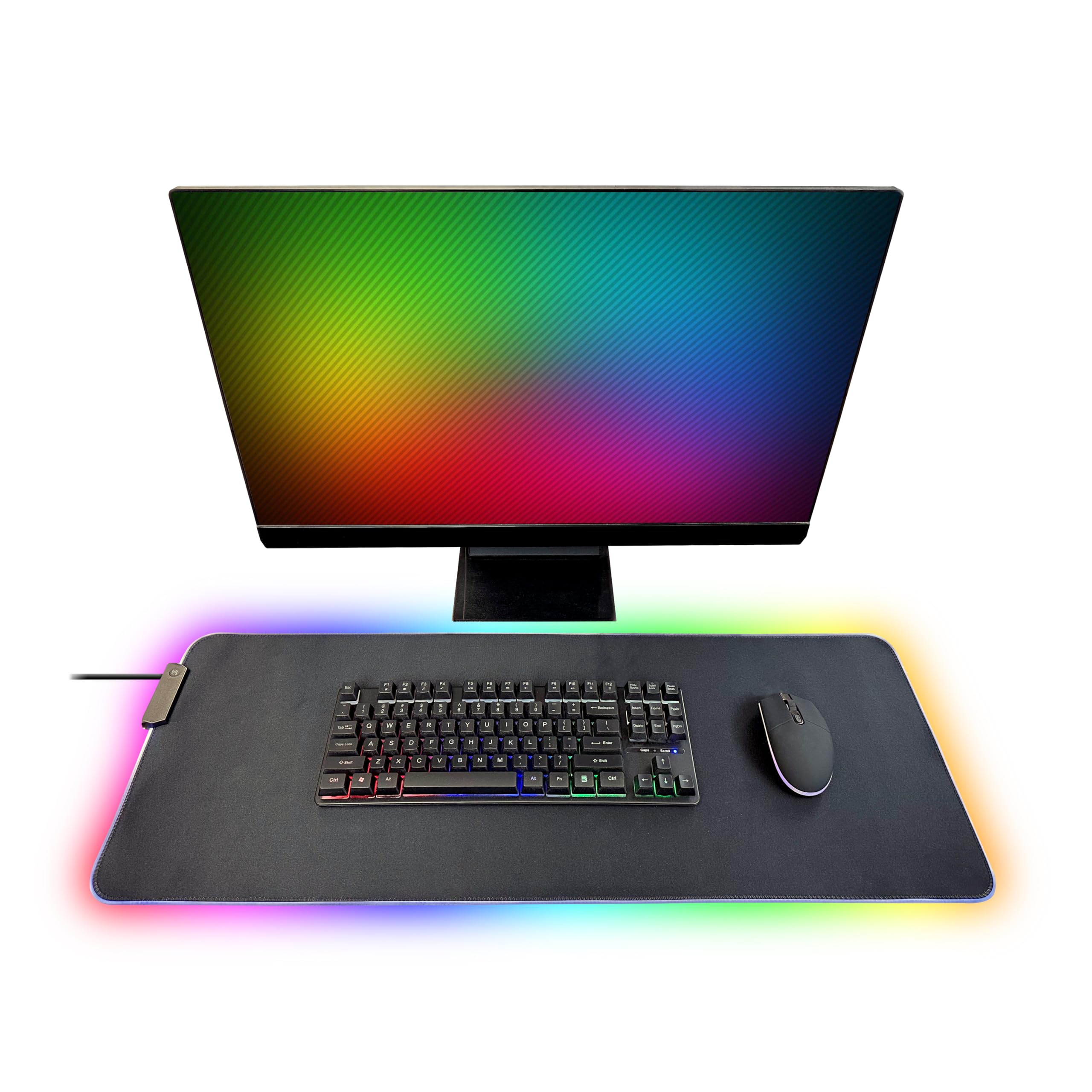 新品未使用✨️V12 完売商品 PAD BAN SNEAD XXLサイズ Amazon.com: SENTRY LED Gaming XXL Mouse Pad Deskmat, 12 RGB Colors