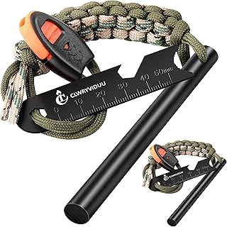 Survival Fire Starter, 4 Inch Ferro Rod, Flint Fire Starters