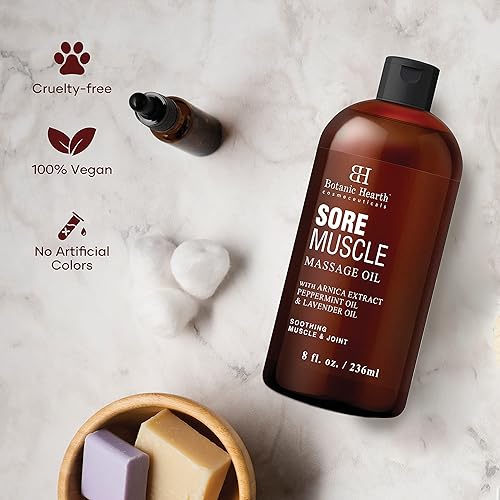 Miniatura 5 de Aceite de masaje muscular Botenic HearthSore Set8 fl oz  8.0 fl oz