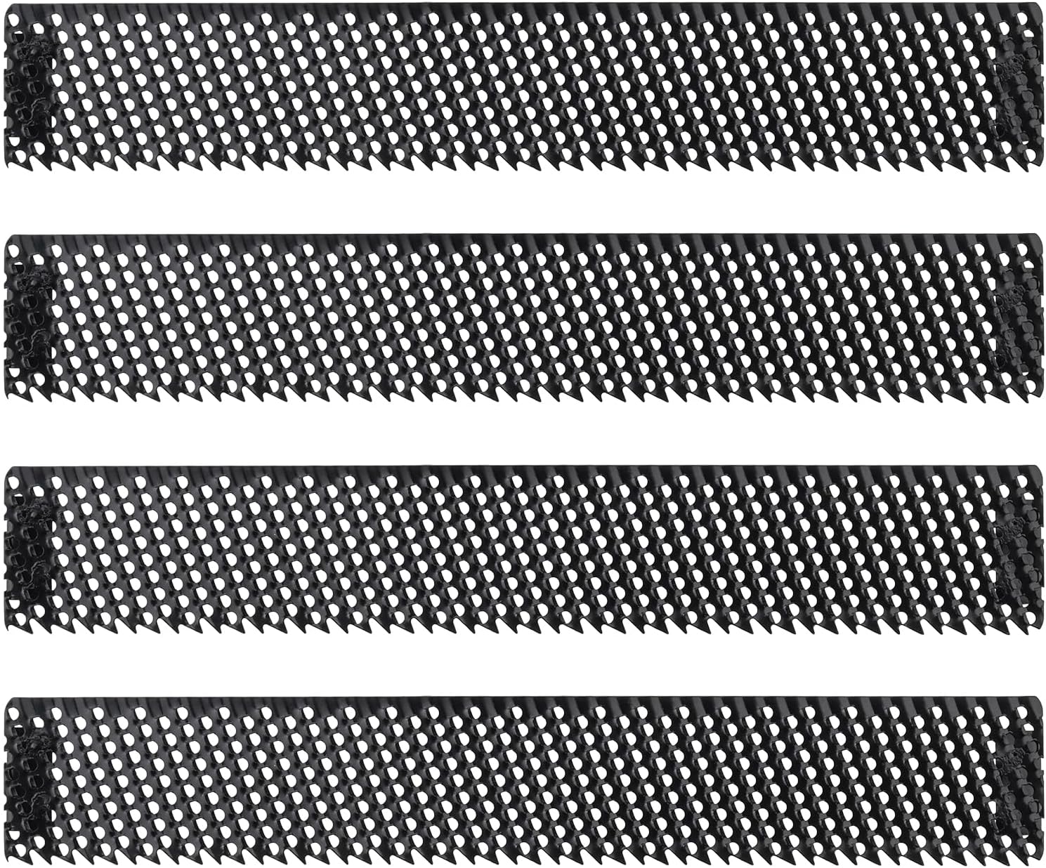 10 Inch Alloy Steel Serrated Rasp Plane Replacement Insert, Fits 10-inch Standard Surform Planes, Fast Shaving Rasp Tool for Wood, Drywall & Auto Body Repair (4PS)