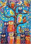 Rocorose 1000 Piece Puzzle for Adults, Colorful Birds and Flowers Puzzle with Exquisite Poster, Challenging Spring Garden Animal Songbirds Cardinals Puzzles Game