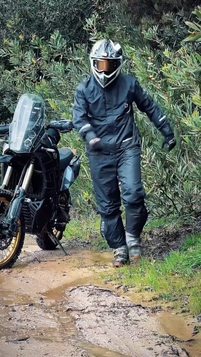 Veste Imperméable Moto IRON JIA'S - Ensemble Veste Et Pantalon De Pluie Pour Outdoor