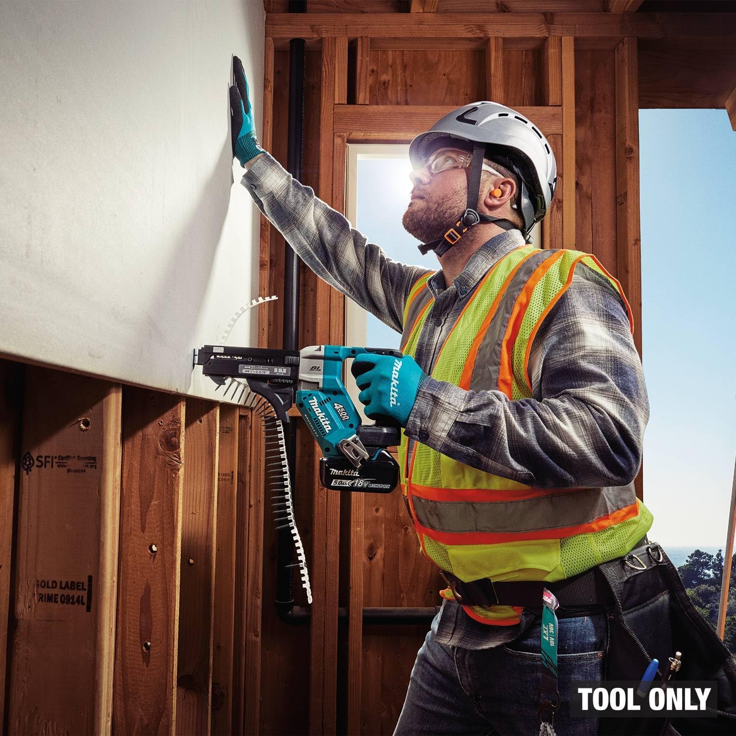 Makita XRF04Z 18V LXT® Lithium-Ion Brushless Cordless 4,500 RPM Autofeed Screwdriver, Tool Only