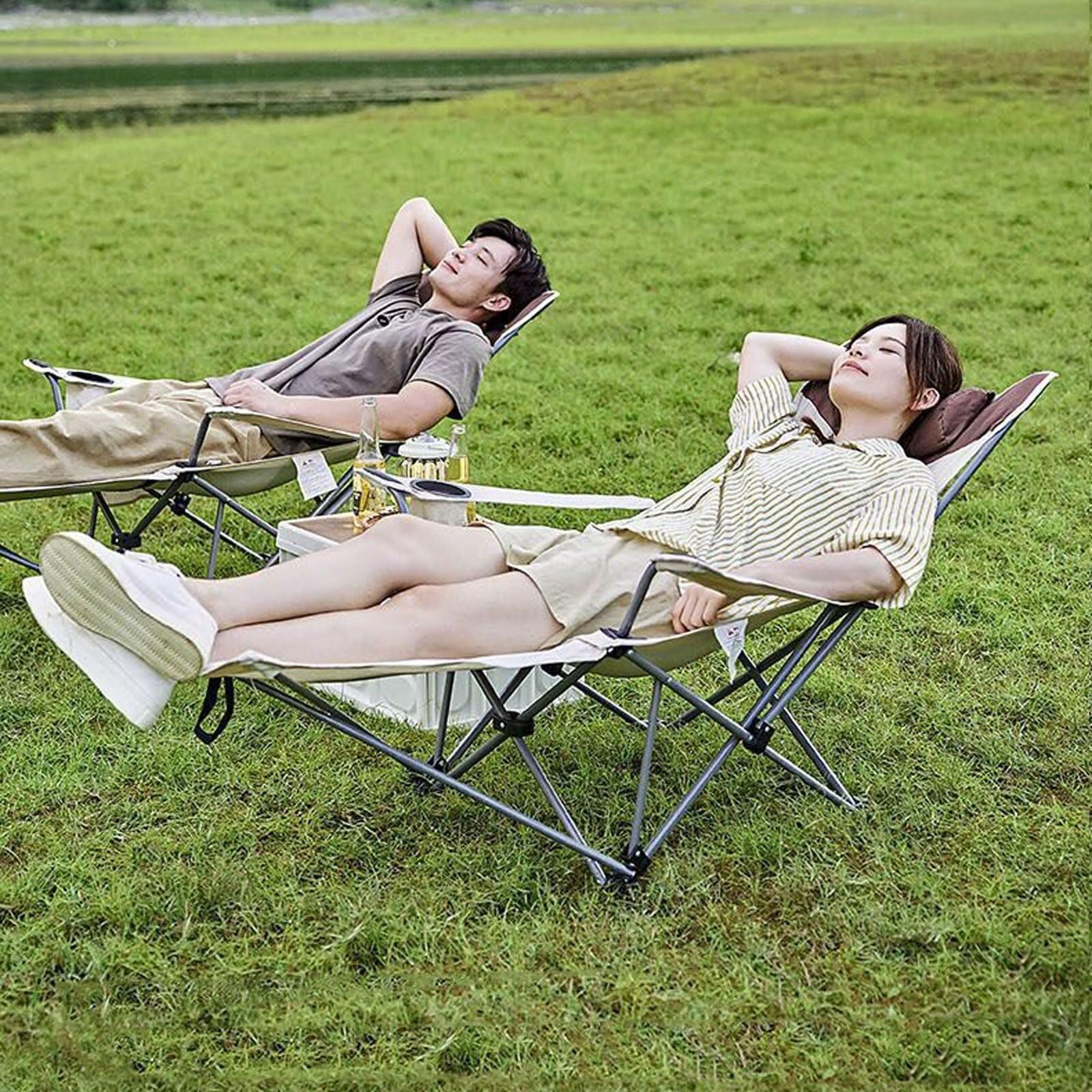 Lekkie krzesło kempingowe na zewnątrz leżak składany obóz krzesła plażowe przenośna torba do przechowywania i pedały biuro wędkarstwo na lato na słońce kąpiel wędkarstwo prezenty