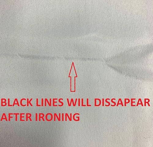 Miniatura 10 de Ikiriska Cortina blackout extralarga. Cortina opaca de oscurecimiento de 12-24 pies de largo (oro brillante, 50 pulgadas de ancho x 132 pulgadas de