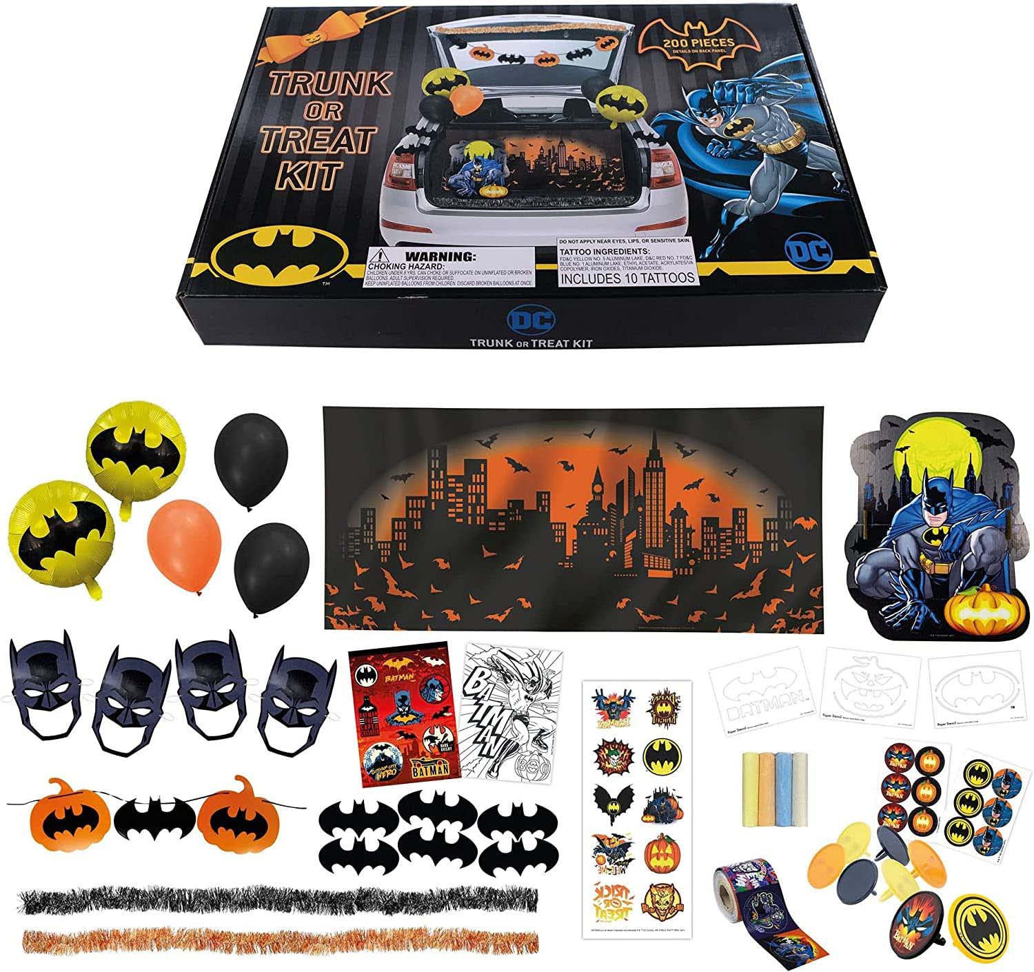 Amazon.com: Batman Trunk or Treat Kit : Clothing, Shoes & Jewelry