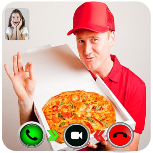 A Video Call From Pizza - Free Fake Phone Simulator Chat