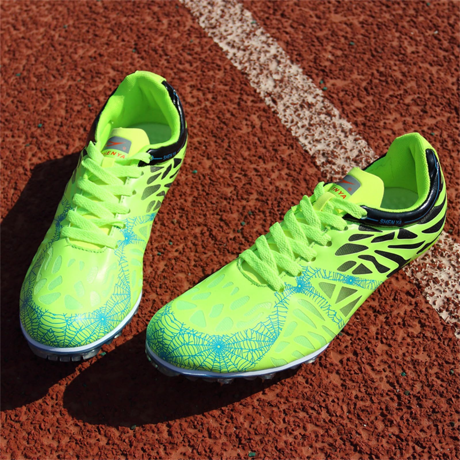 Respirable Cómodas Zapatos de Pista y Campo,Unisex Zapatillas Deportivas Antideslizantes con Clavos y Sprint,Zapatillas De Atletismo para Hombre y Mujer