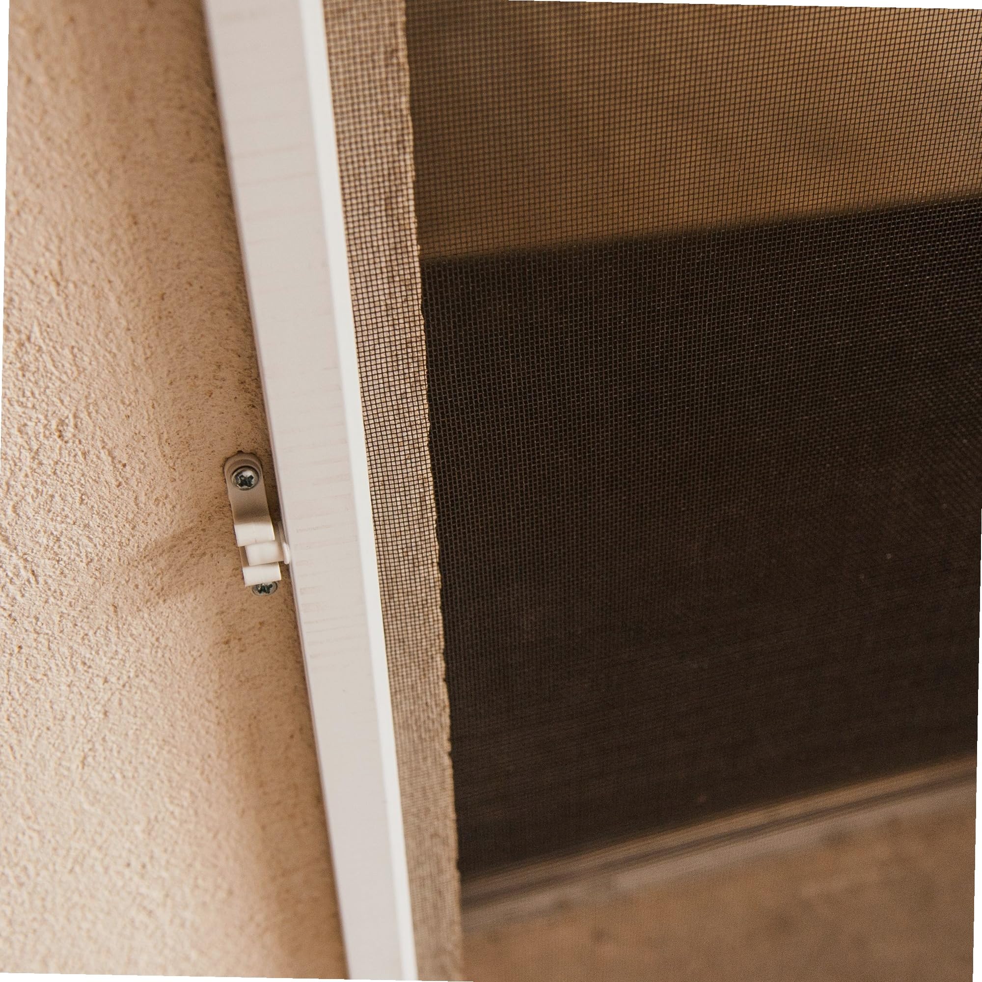 WERKA PRO Porte Moustiquaire Cadre Alu Réglable avec Poignée 100 x 225 cm