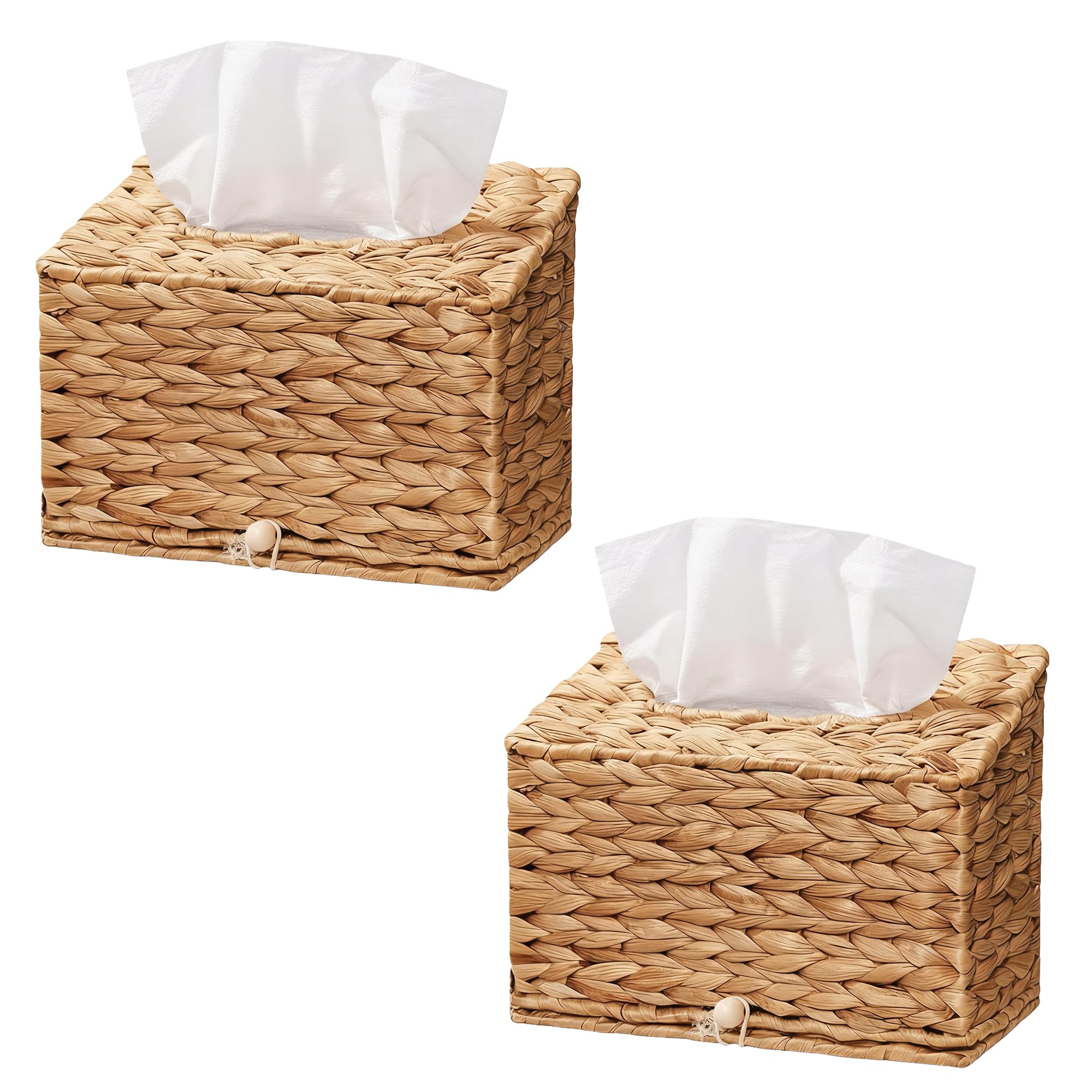 Boîtes à serviettes Kleenex en jacinthe d'eau pour stopper le désordre sur vos tables