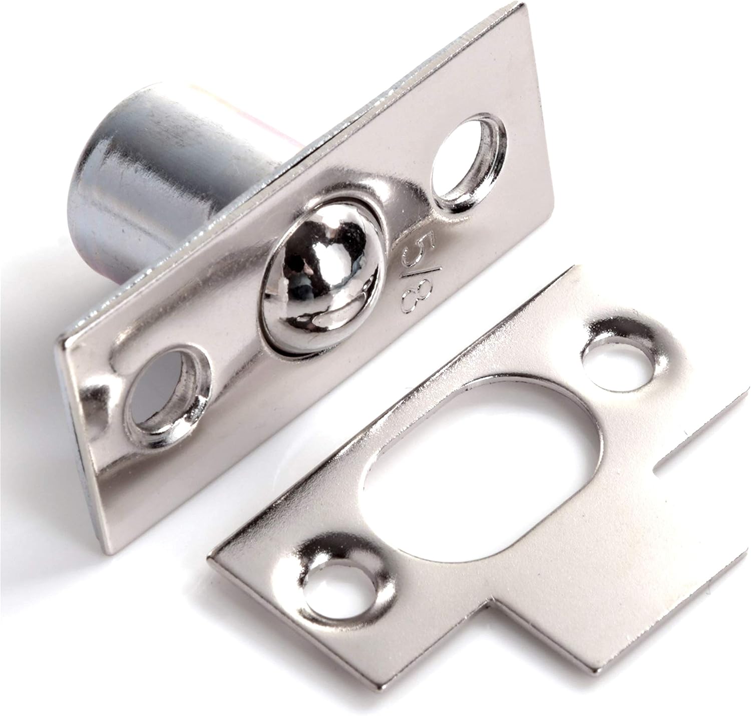 Small Nickel Bales Door Catch 16mm Cupboard/Frame Roller Ball Latch
