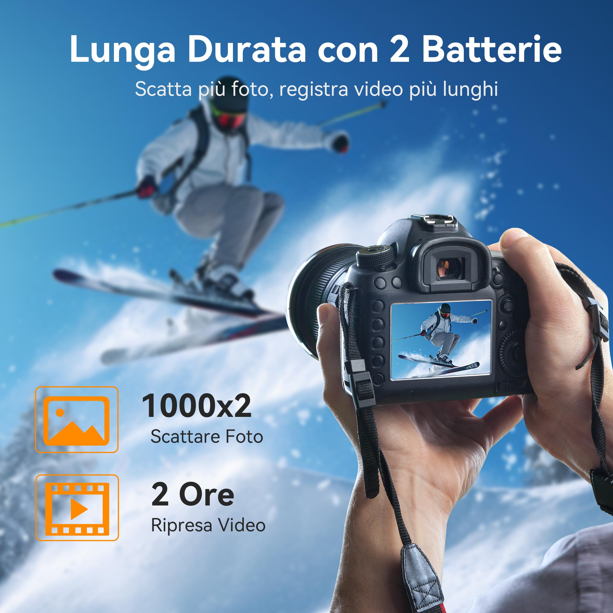 ENEGON Batteria NP-W126S/W126 1680mAh, Caricatore Rapido 20W LCD per Fujifilm XT30III, XM5, X100V, X100VI, X100F, X-T1, X-T3, X-T30, X-T100, X-A1, X-E1, X-E2, X-E3, X-M1, X-Pro1, HS30EXR, HS35EXR