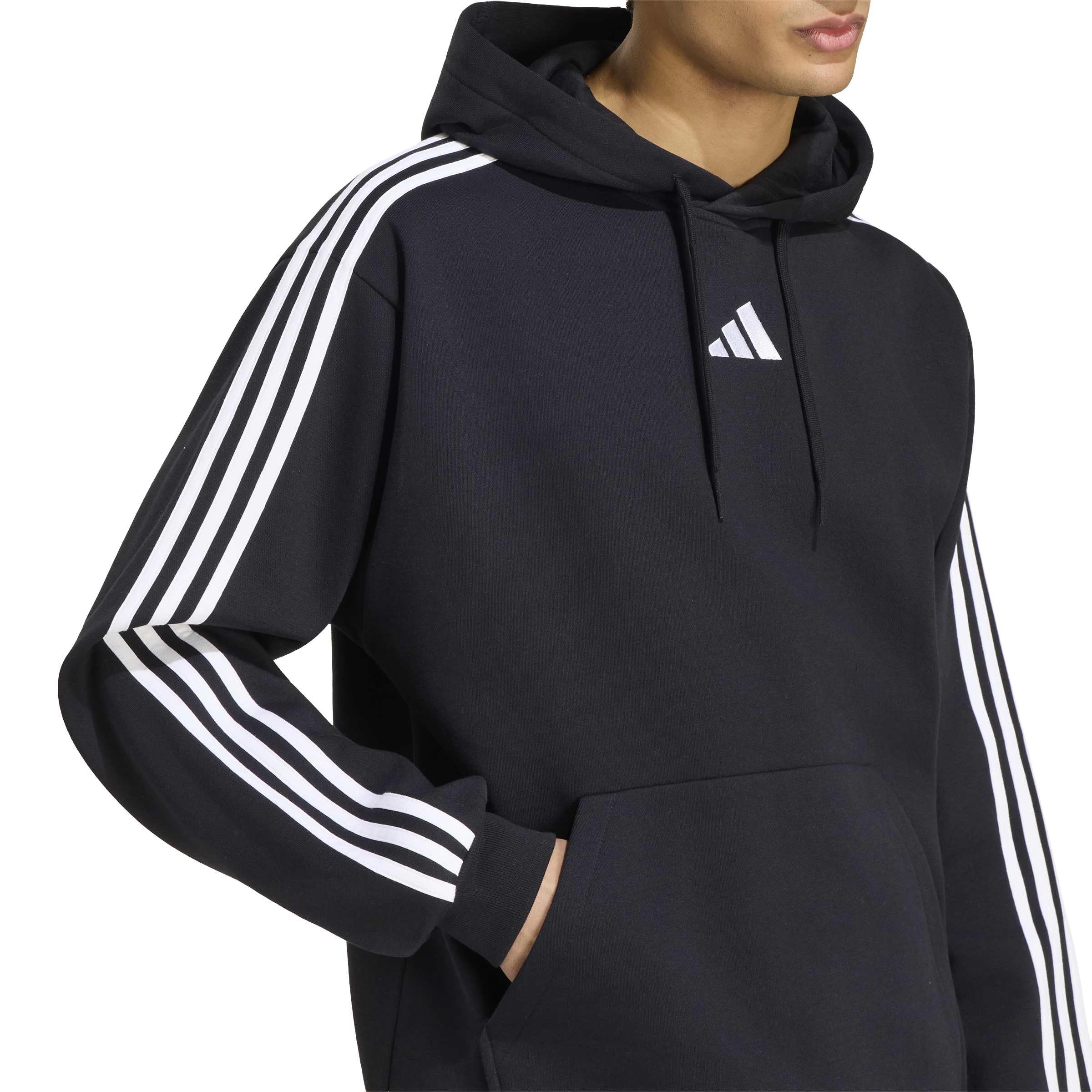 Adidas Herren Essentials 3-Stripes Fleece Hoodie Kapuzenpullover (1er Pack)