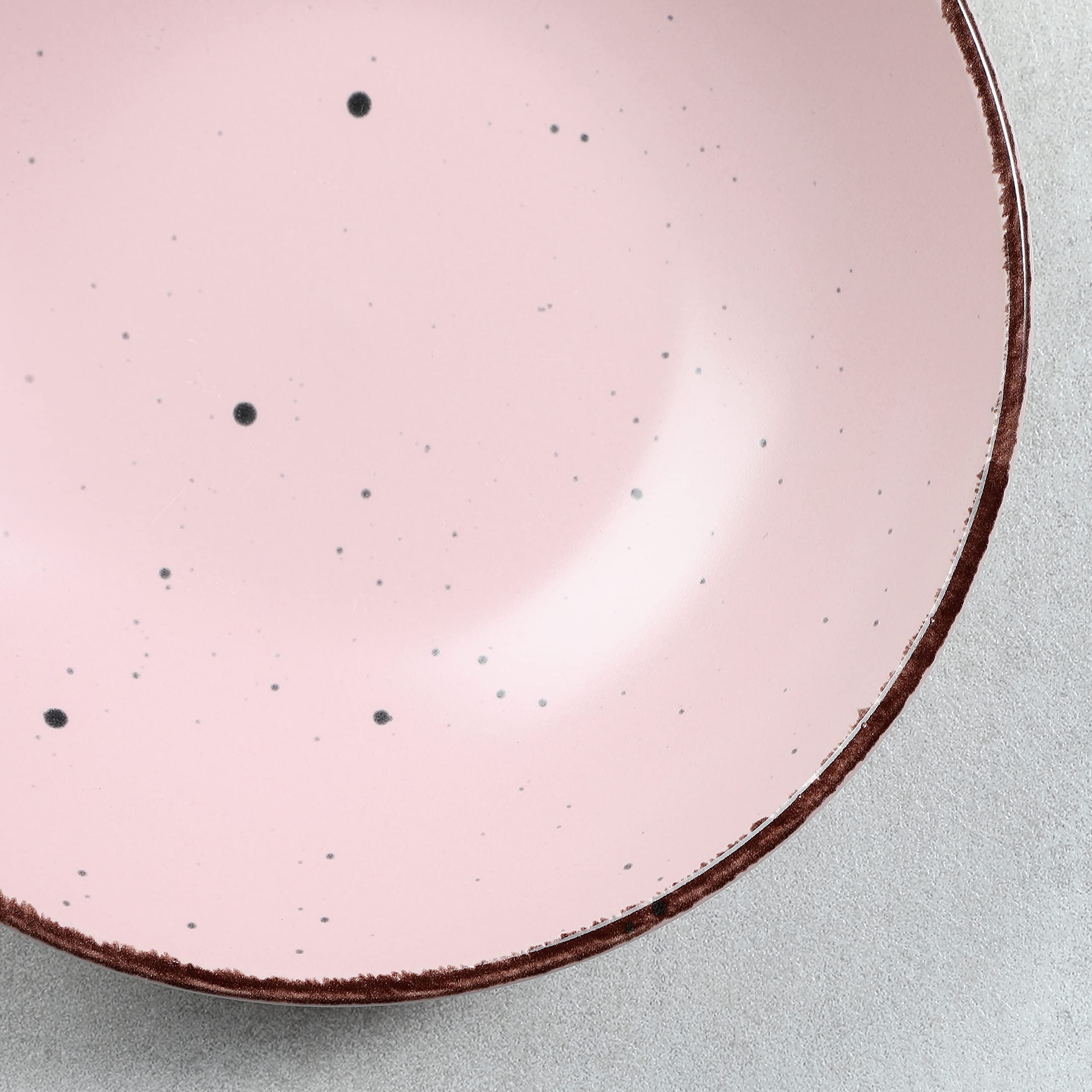 vancasso, Serie Moda, Piatto fondo in ceramica, Piatto da zuppa Insalatiera - 4 pezzi