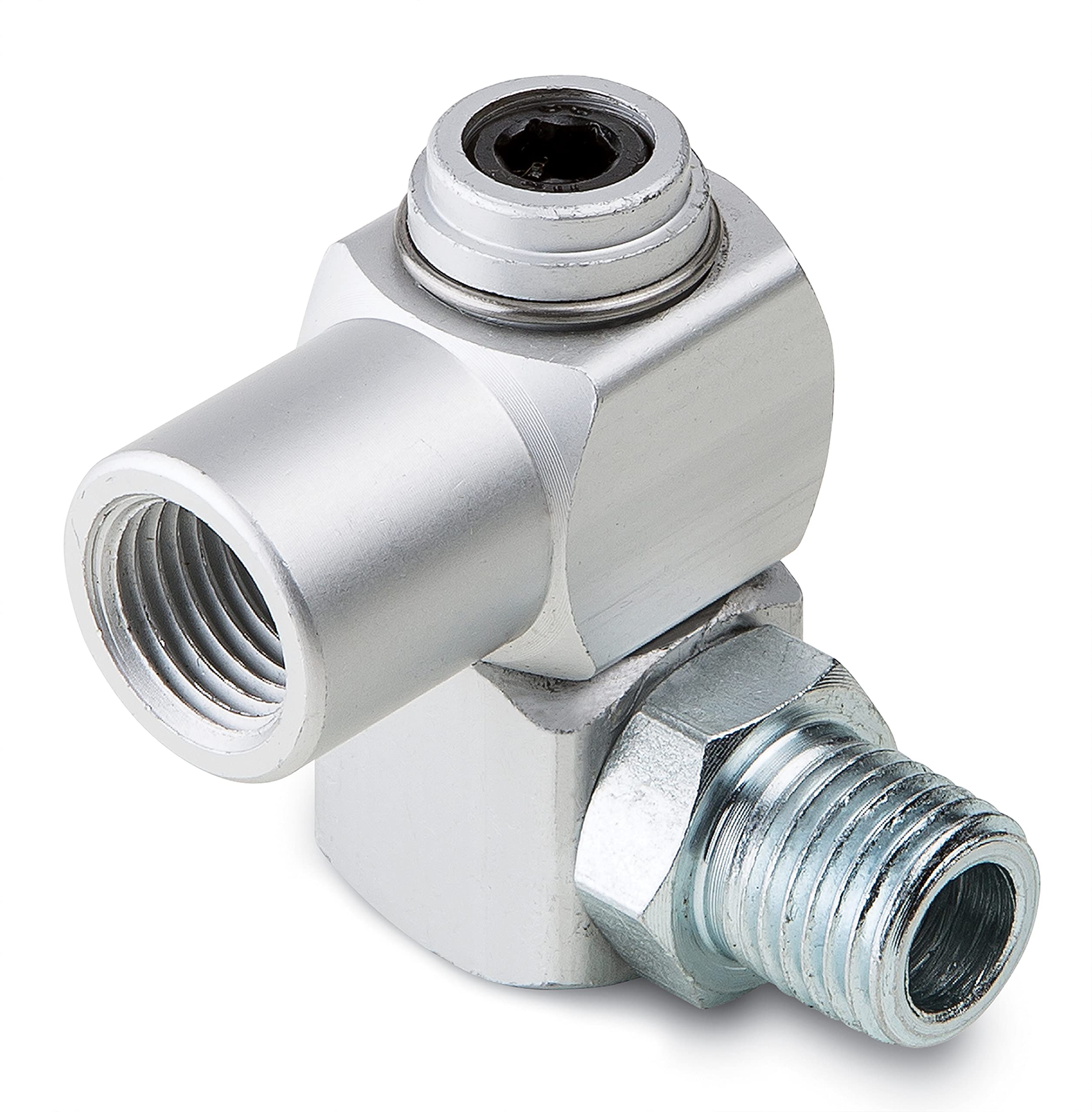 Titan 360 Degree Swivel Stainless Steel NPT Connector, 3.5 inches
