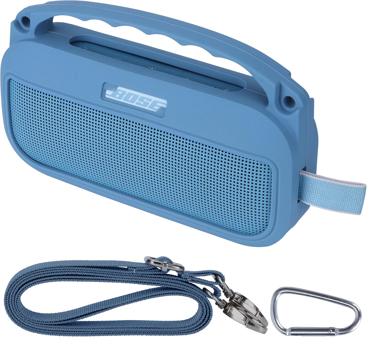 Silicone Cover Compatible with Bose SoundLink Flex 2nd Gen/Bose SoundLink Flex Portable Speaker (Blue Dusk)