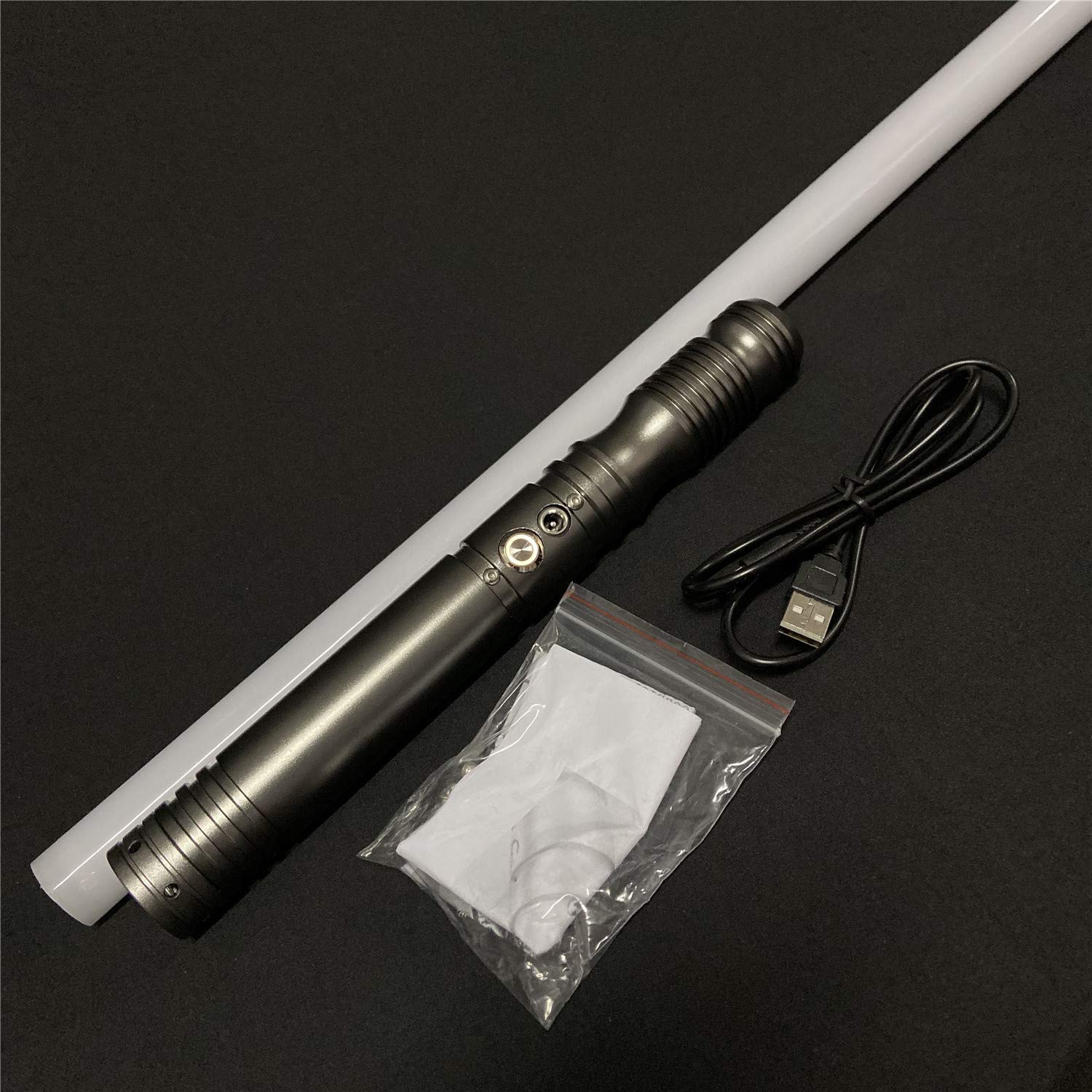 Dueling Lightsabers RGB Multiple Colors Metal Hilt Force FX