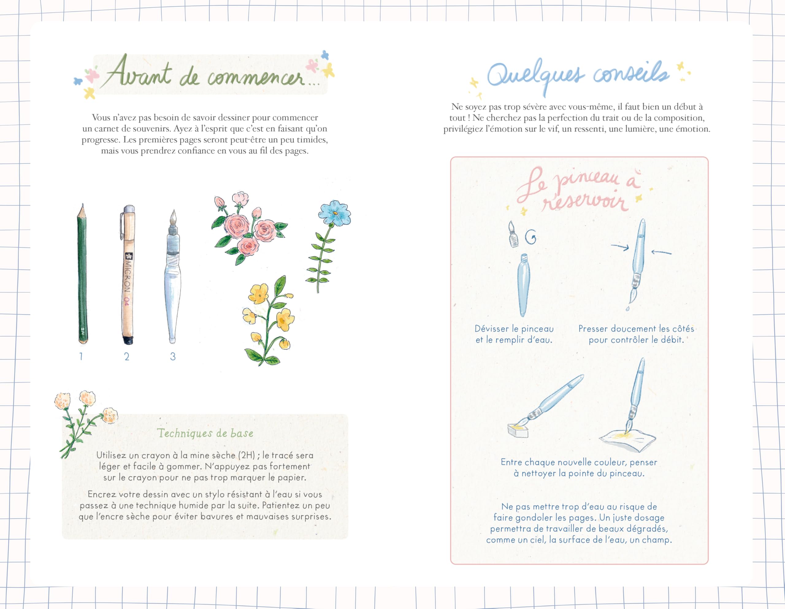 Coffret "luxe" Mon quotidien à l'aquarelle avec LauraTravelbook