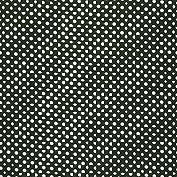 Vista 7 de Mook Fabrics Franela PRT Polka Dot, corte negro/blanco por The Yard