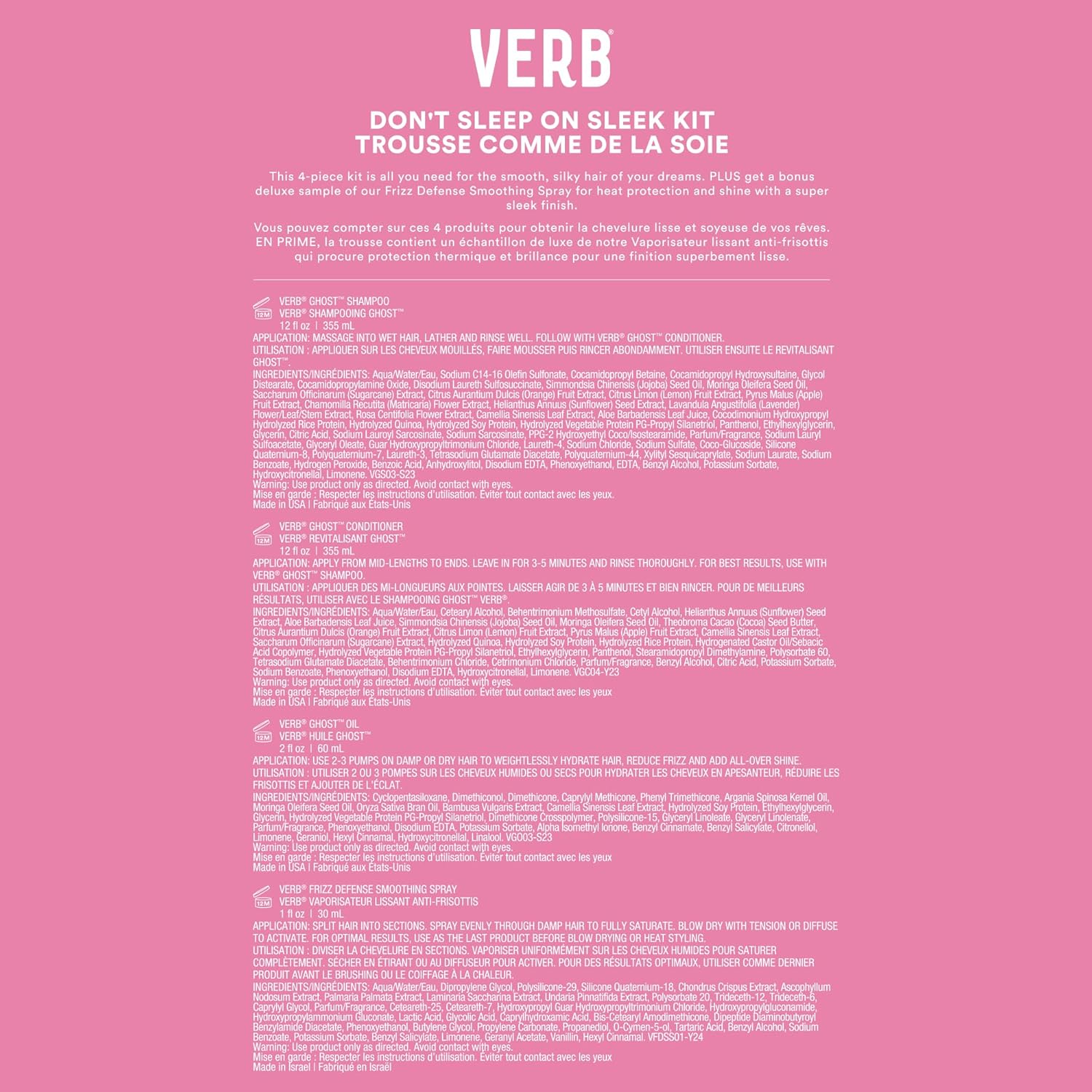 Ghost Trio Kit - Bestselling Weightless Ghost Collection for Fine to Medium Hair - Smooth Shine + Frizz Control - Image 11