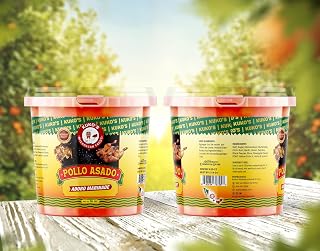 Pollo Asado Adobo Marinade cooking sauce chili paste commercial used chicken meat Vegan (brown, Pollo Chicken Marinade Tradicional)