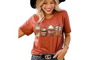 Pumpkin Fall T-Shirts for Women Celebrate Festive Fall Style
