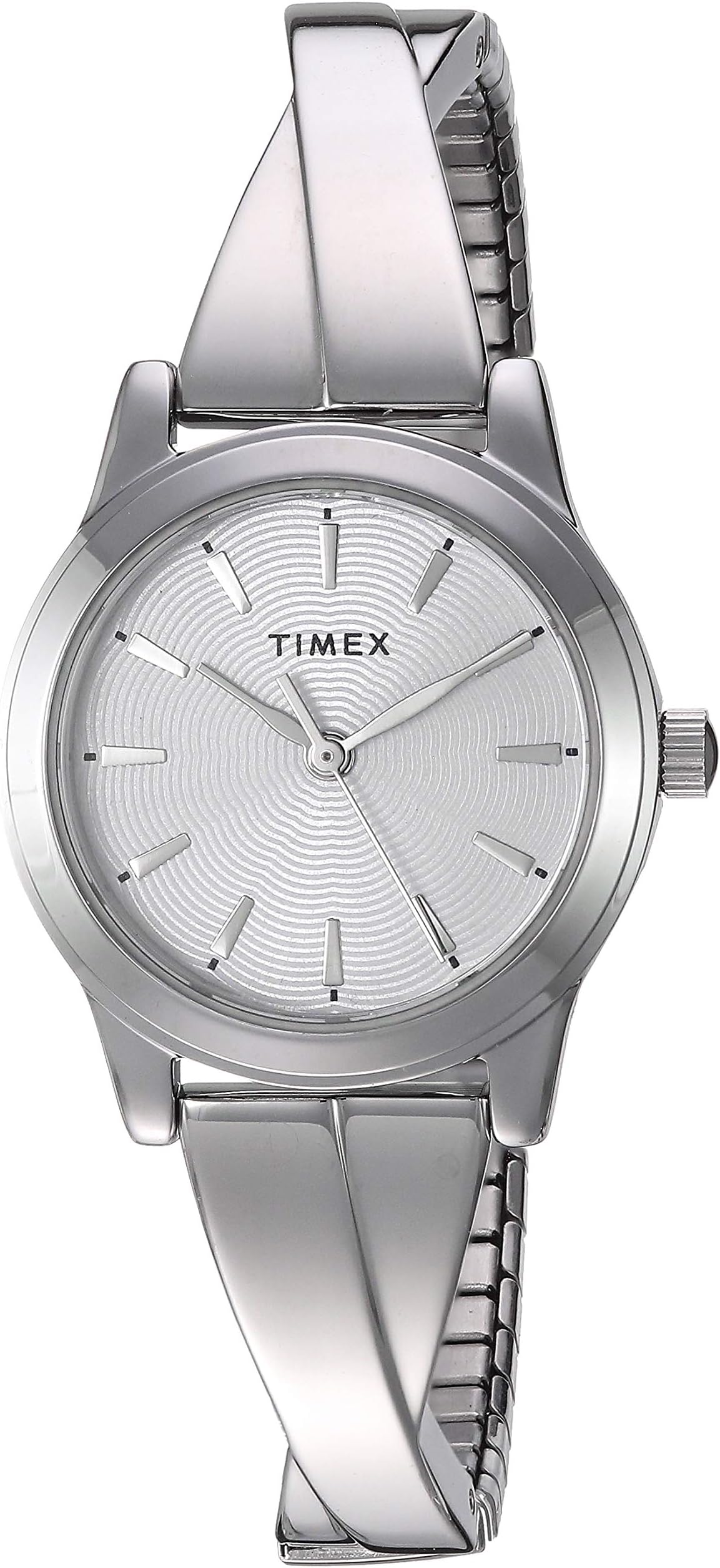 Women's Stretch Bangle Crisscross 25mm Watch