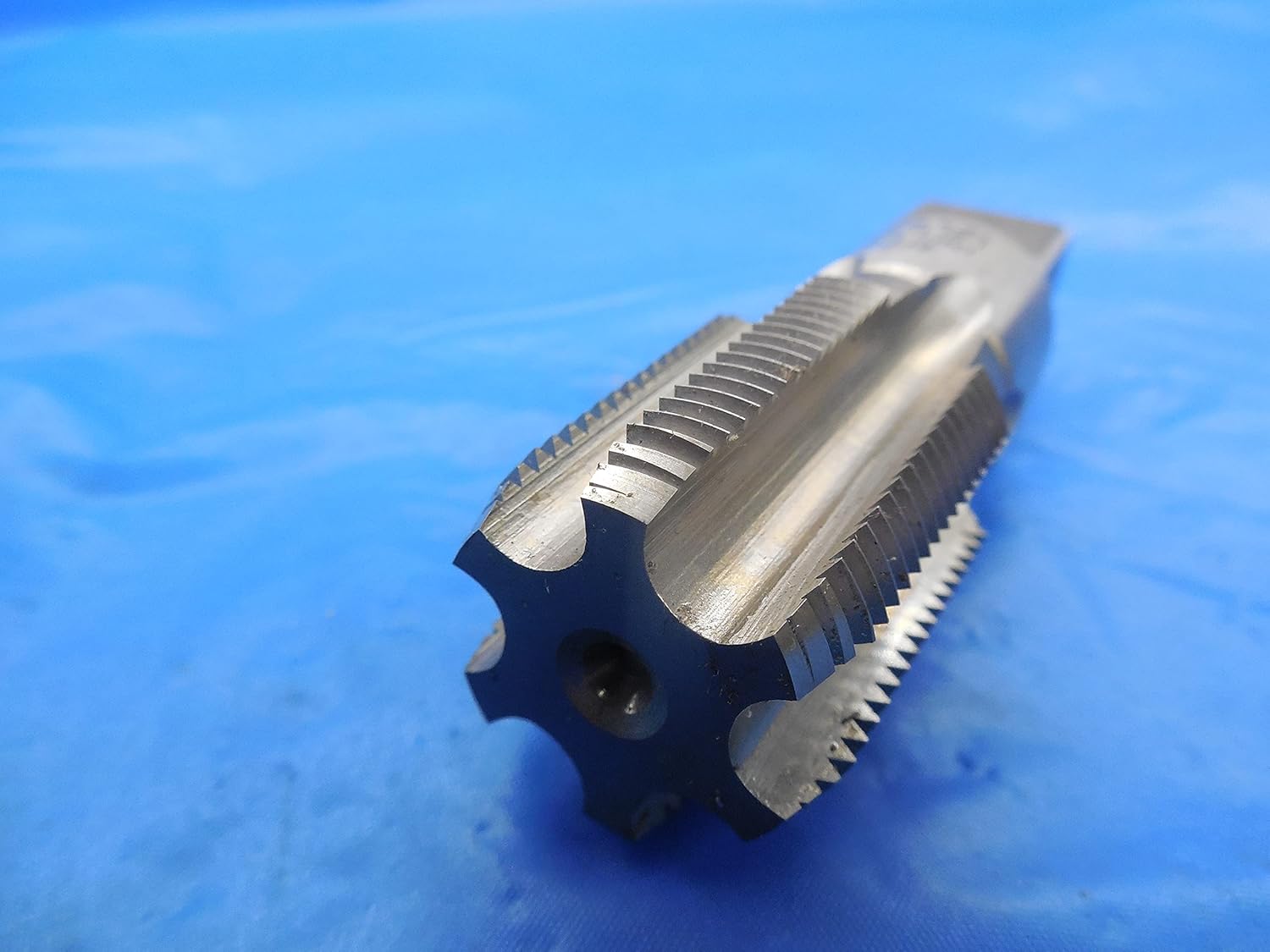 EMUGE 3/4 14 NPT HSSE Pipe TAP 6 Straight Flute .75 Machining N.P.T. Taper - DW10320BU