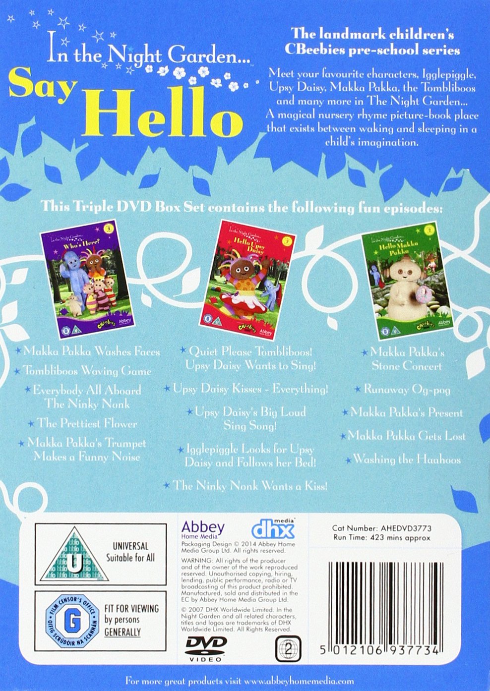 In The Night Garden - Say Hello (TRIPLE DVD SET) [Edizione: Regno Unito]